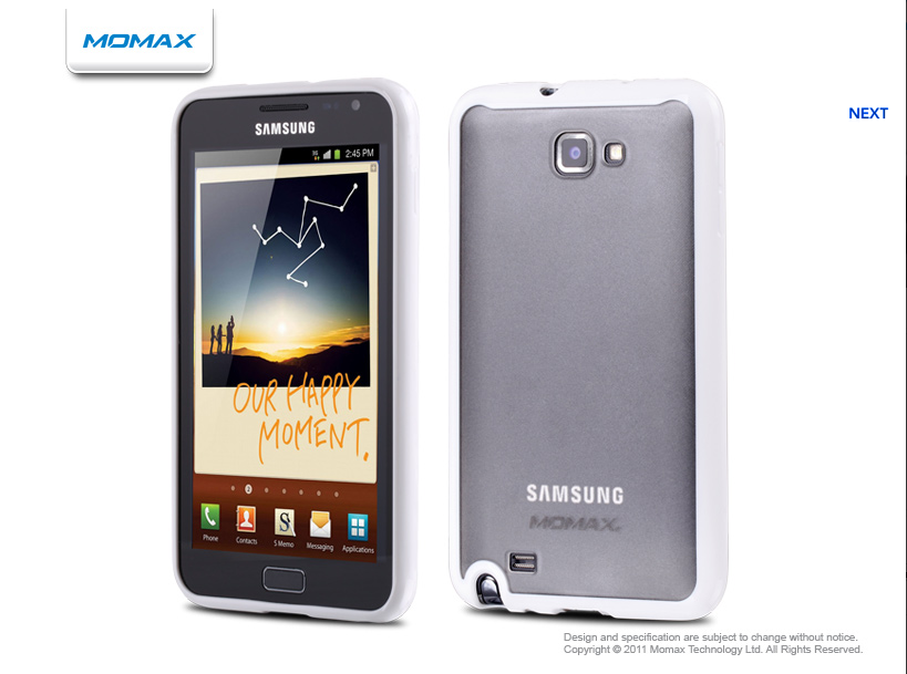 Ốp lưng Samsung Note - i9220 Momax iCase Pro